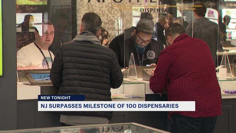Story image: Officials: 102 marijuana dispensaries opened in NJ since state legalized cannabis
