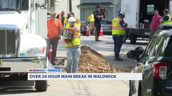 Waldwick's boil water advisory remains in effect Wednesday due to nearly 2-day water main break