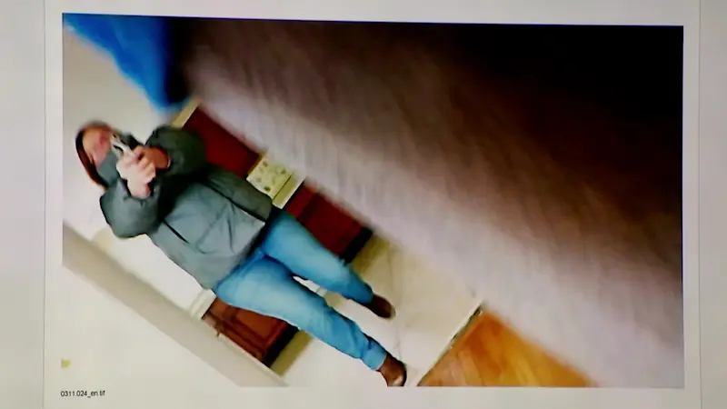 Story image: Jury sees still images of Norwalk landlord pointing gun at tenant on Day 5 of murder trial