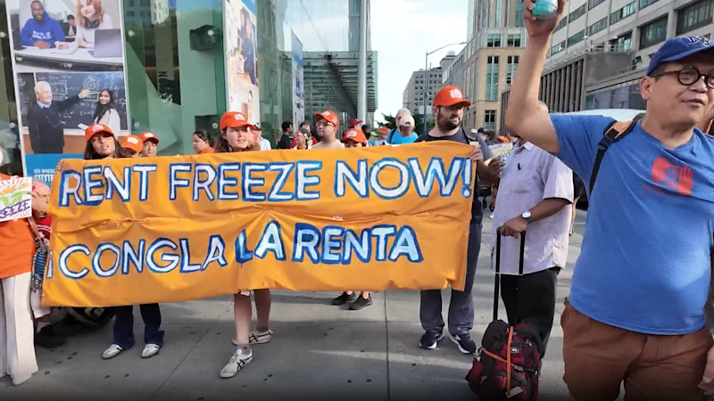 Story image: Brooklyn residents rally ahead of rental guidelines meeting