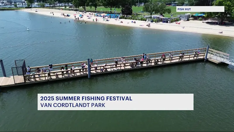 Story image: Summer Fishing Festival makes a splash at Van Corlandt Park