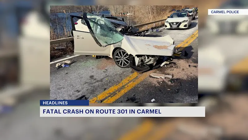 Story image: Carmel crash on Route 301 leaves 74-year-old man dead after hitting pickup truck