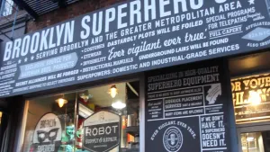 Park Slope Superhero shop hides identity with secret room full of creative writing