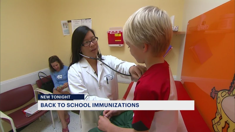 Story image: Doctors urge parents to get their children in for doctor visit ahead of new school year