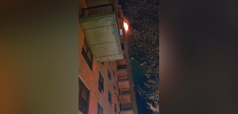 Story image: 2-alarm fire rips through Castle Hill high-rise apartments