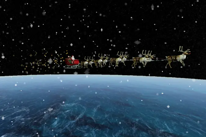 Story image: Is the NORAD Santa tracker safe from a government shutdown?