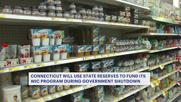 Connecticut will use state reserves to fund WIC program and continue operations during shutdown