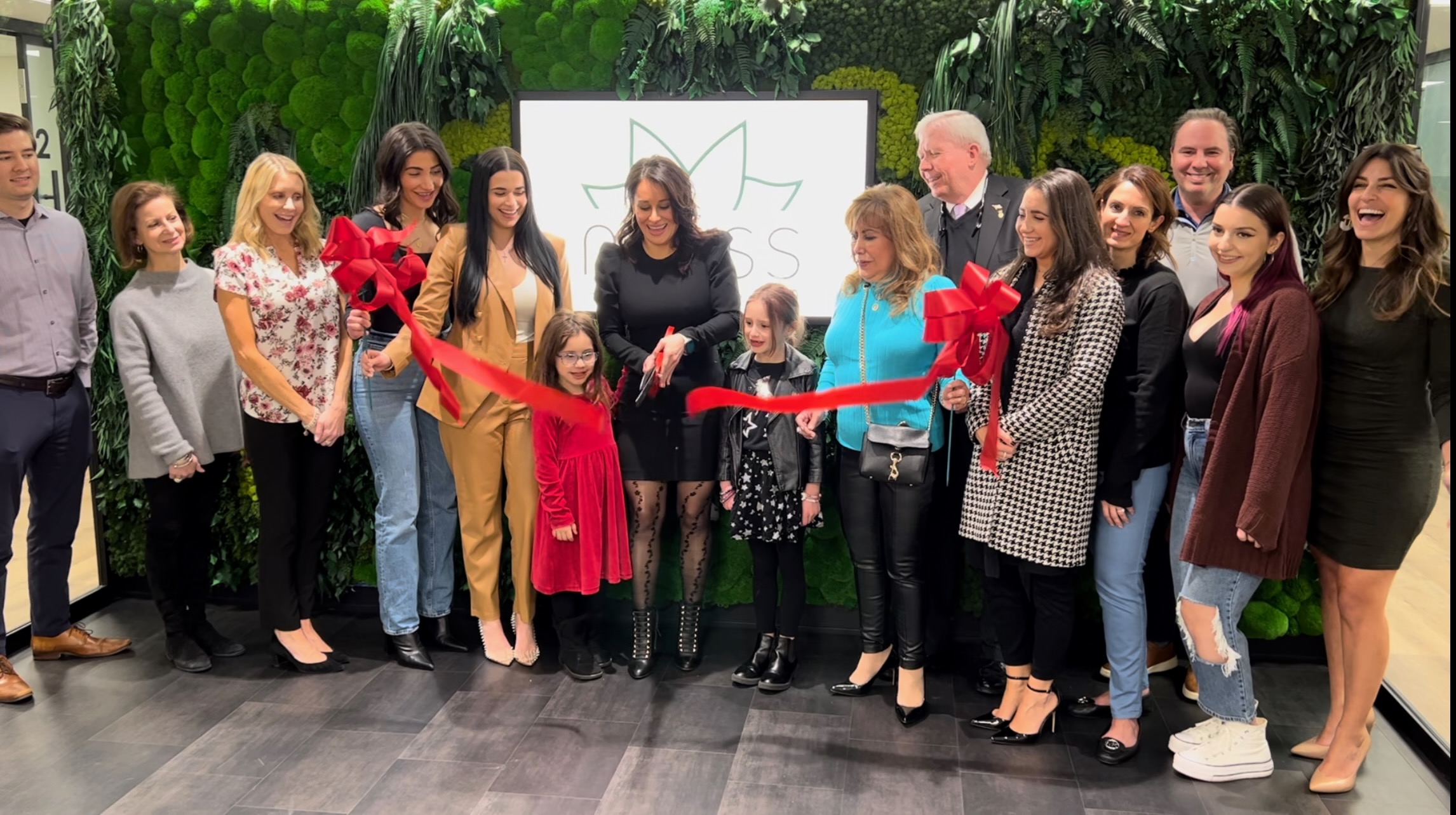Ribbon cutting at Skin Bar NY in Garden City