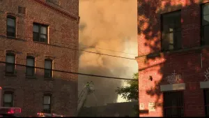 FDNY: At least 3 firefighters hospitalized after massive fire in Port Morris