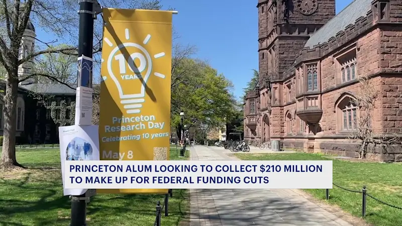 Story image: Princeton grad aims to get back research money slashed by the federal gov't