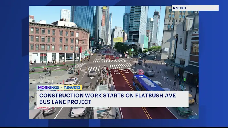 Story image: Big changes coming to Flatbush Avenue: New bus lanes aim to speed up commutes, improve safety