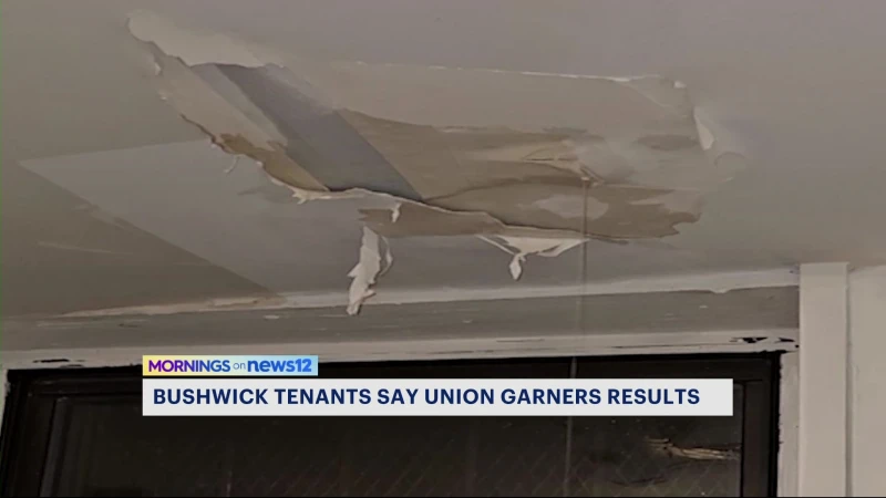 Story image: Starr Street union organizer says union is triggering action at neglected Bushwick building