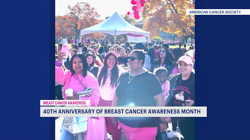 Story image: American Cancer Society, survivors mark 40 years of Breast Cancer Awareness Month