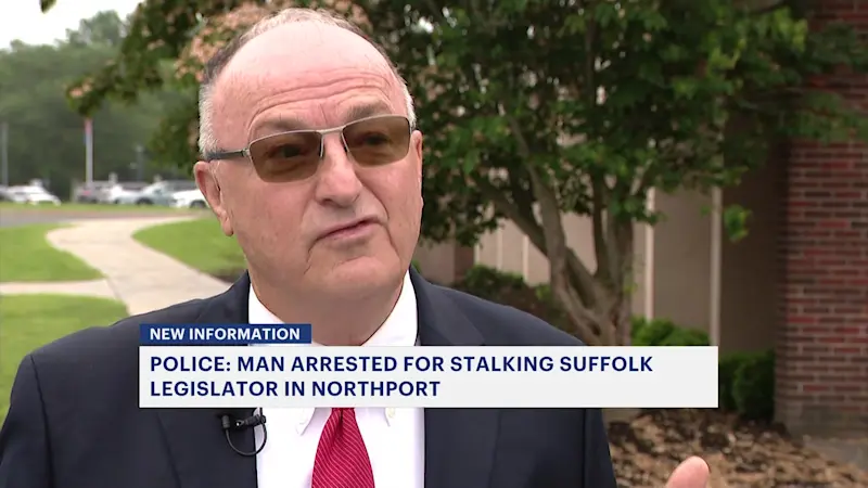 Story image: Smithtown supervisor confirms man charged with stalking primary opponent is 'friend' of his daughter