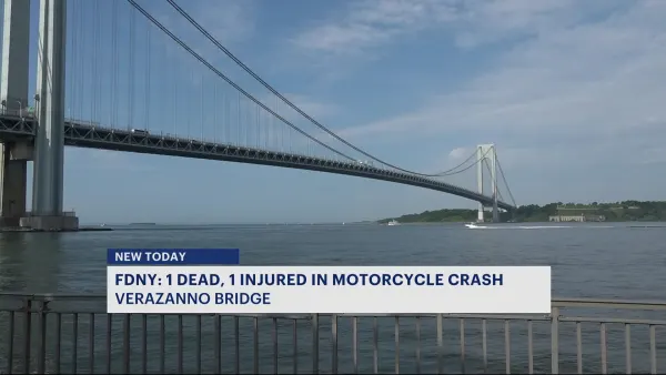 NYPD: Motorcyclist killed, another injured in Verrazzano-Narrows Bridge exit crash