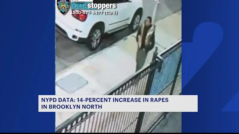 Story image: NYPD data: Rapes up 14% in Brooklyn North; commissioner links spike to domestic violence