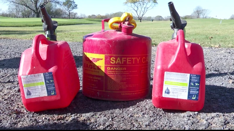 Story image: Gas cans discovered at golf course amid series of brushfires