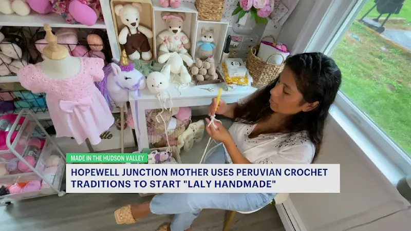Story image: Hopewell Junction mother uses Peruvian crochet traditions to start Laly Handmade