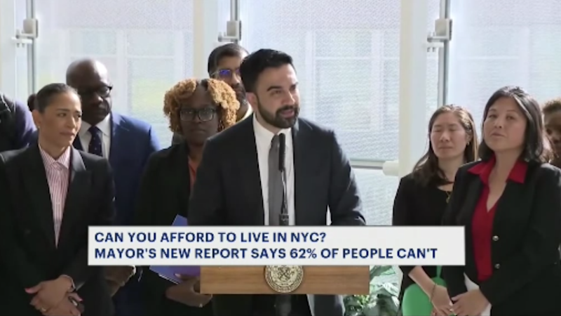Story image: Can you afford to live in NYC? Mayor's new report says more than 60% can't