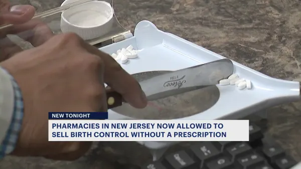 Law allowing over-the-counter birth control now in effect in New Jersey