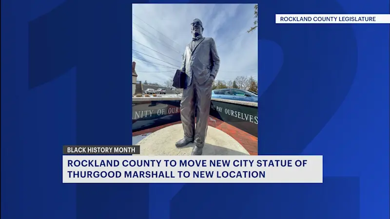 Story image: Rockland County to relocate Thurgood Marshall statue to more visible spot