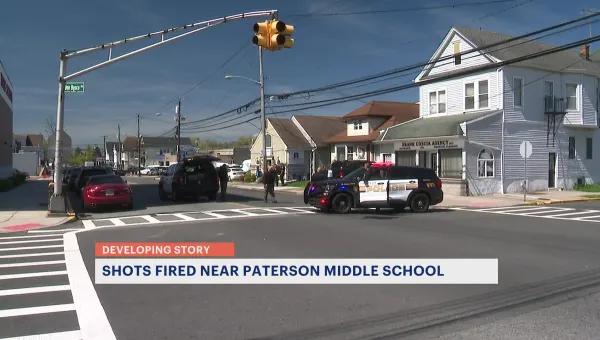 Paterson middle school briefly goes into lockdown following gunshots at nearby home