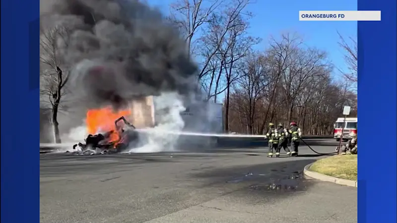 Story image: Police: Mechanical issues caused truck fire in Orangeburg area