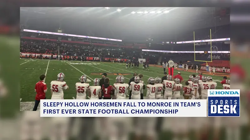 Story image: Sleepy Hollow Horsemen fall to Monroe in team's first ever state football championship game
