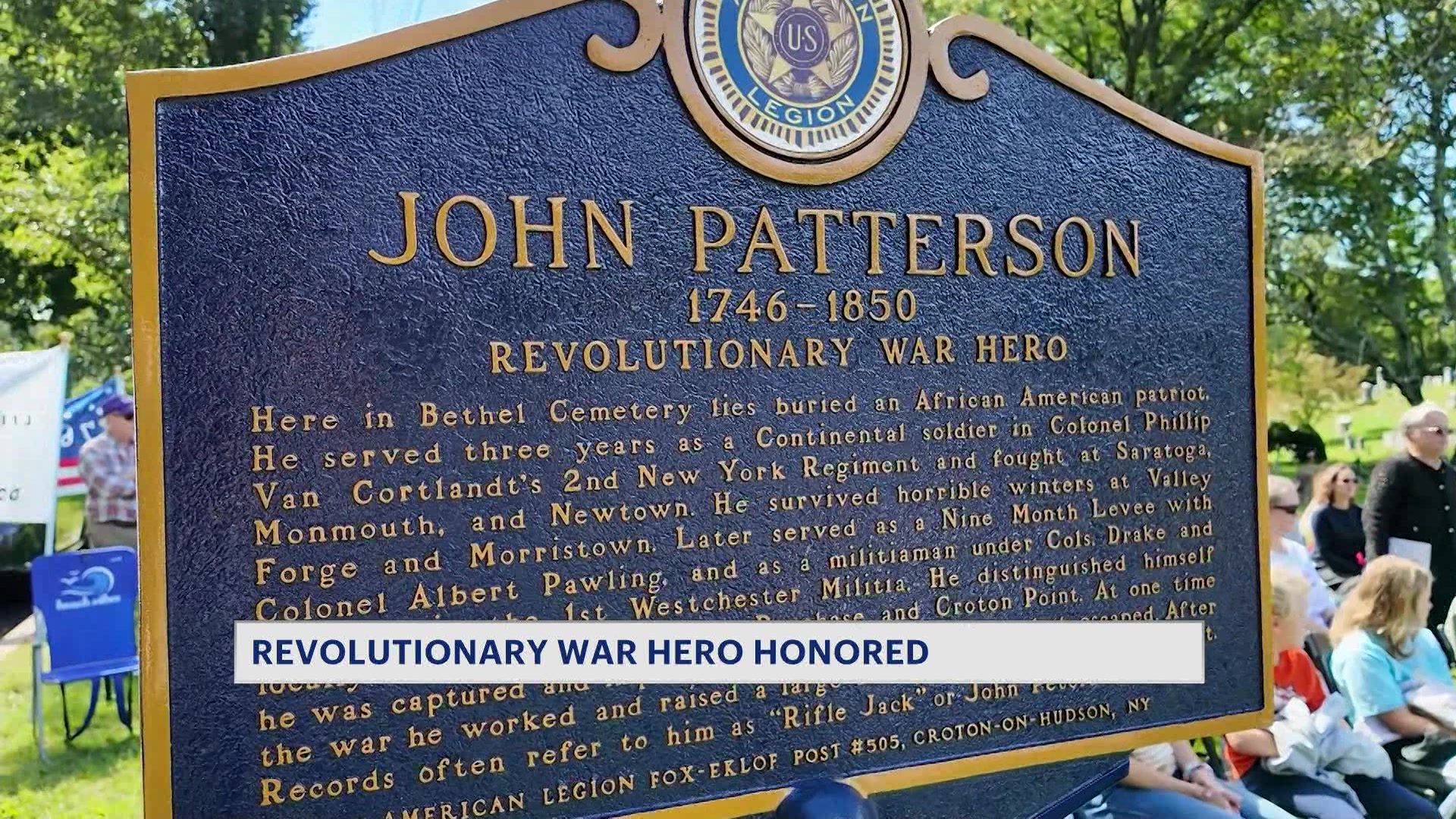 Local Revolutionary War hero honored in Croton-On-Hudson 