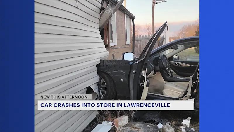 Story image: Driver strikes empanada shop in Lawrence Township