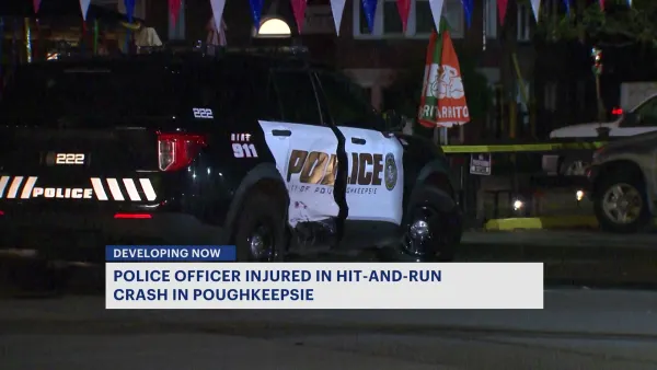 Police officer seriously injured in hit-and-run crash in Dutchess County