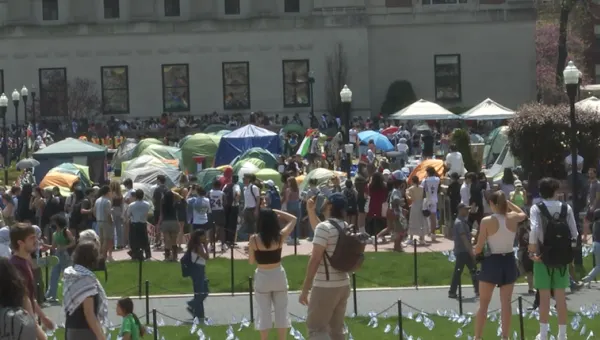Columbia protesters remain encamped despite 2 p.m. vacate deadline