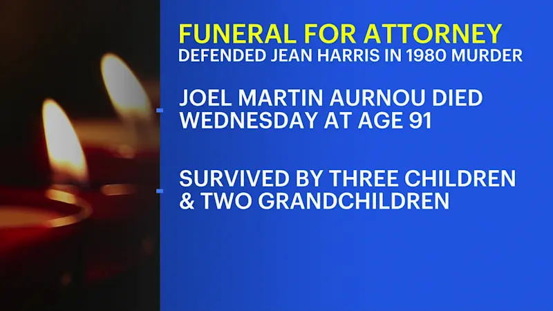 Story image: Joel Aurnou, defender in Jean Harris murder case, dies at 91