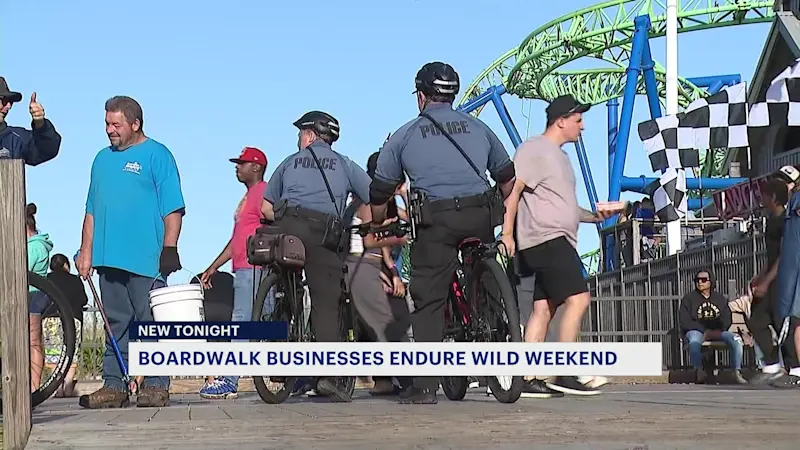 Story image: Seaside Heights business owners say it was a prosperous Memorial Day weekend despite the chaos