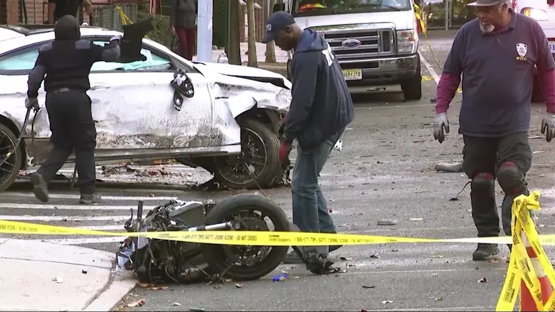 Story image: Motorcyclist killed in Sheepshead Bay crash identified, driver still at large