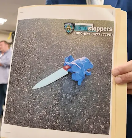 Story image: Knife-wielding man who attacked officer at 73rd Precinct fatally shot by police