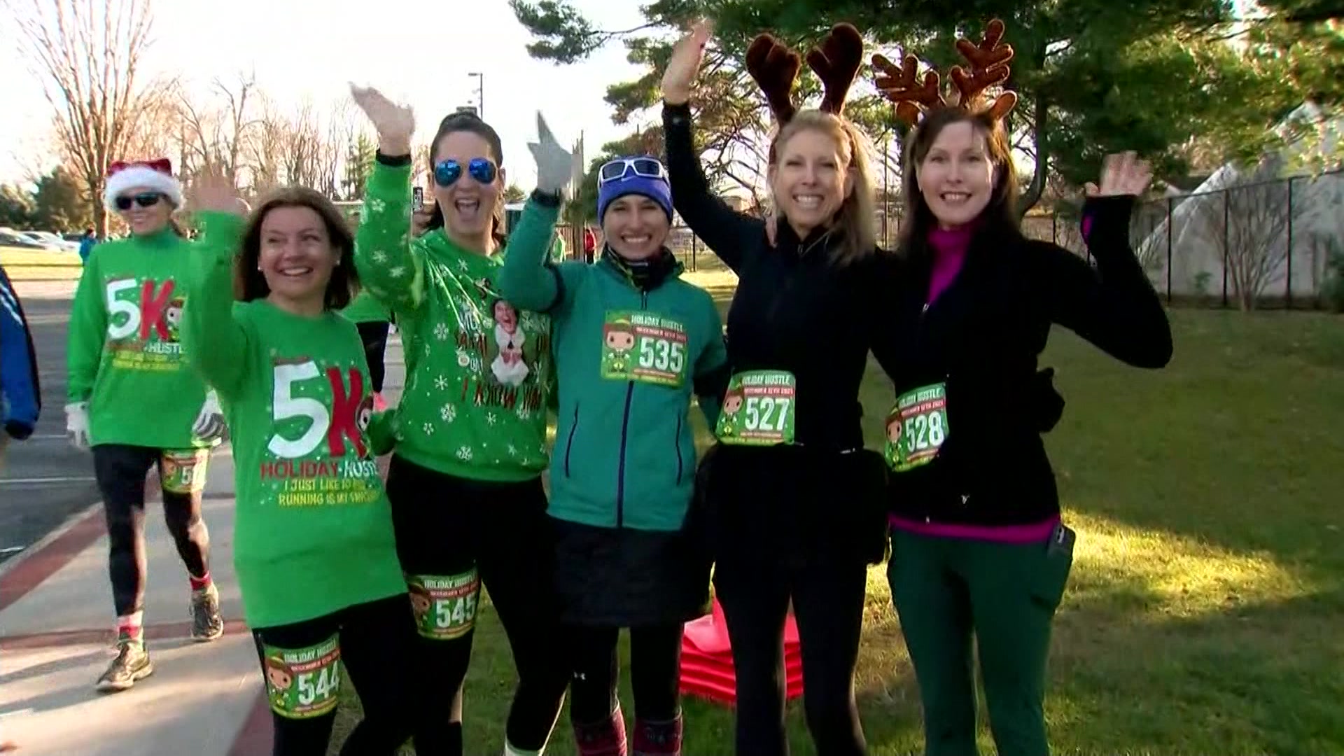 9th annual Holiday Hustle 5K Reindeer Run takes place in Dobbs Ferry