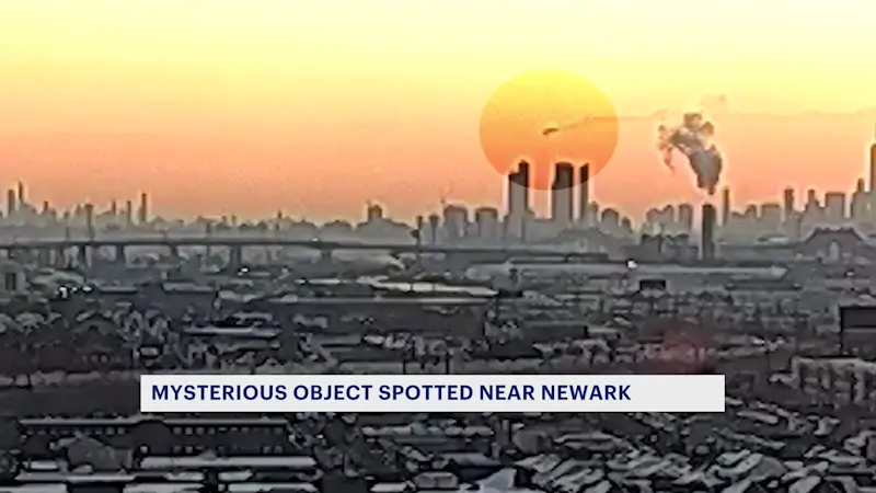 Story image: Mysterious object caught on News 12 camera in Hudson County Friday