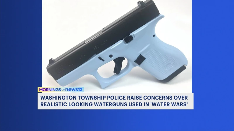 Story image: Washington Township police issues warning over 'Water Wars' game