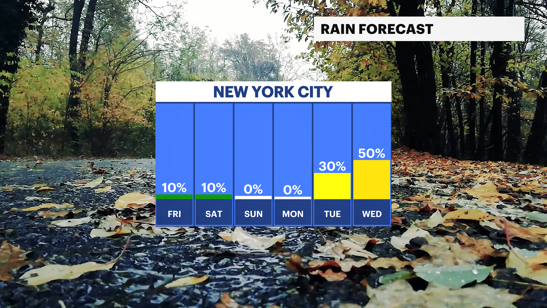 Sunny, cooler and breezy conditions heading into the weekend for The Bronx