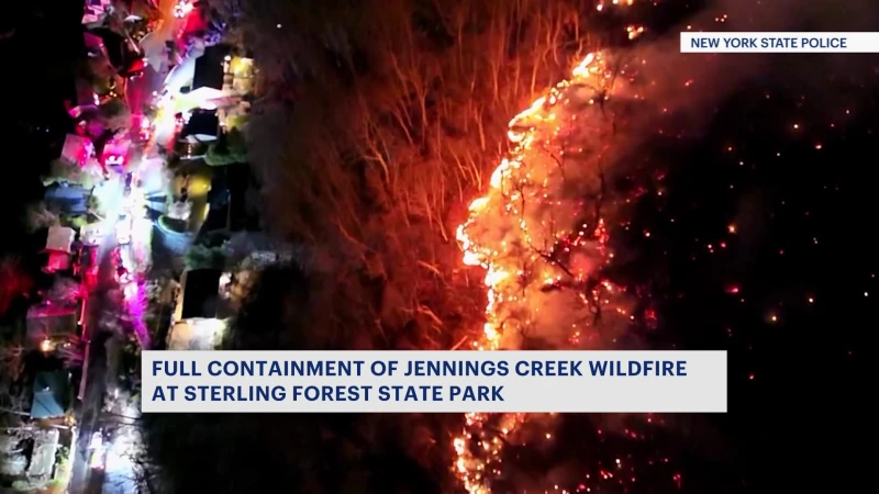 Story image: Officials: Jennings Creek wildfire now 100% contained