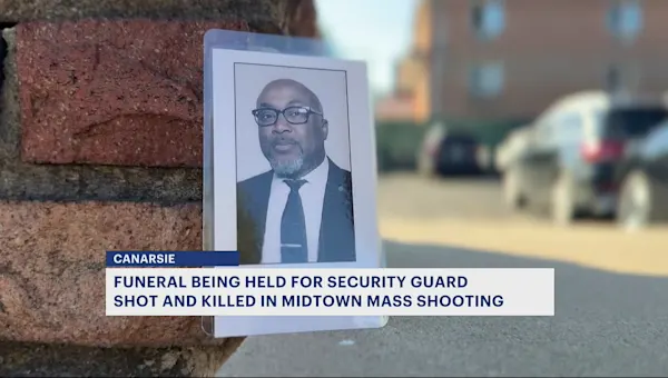 Aland Etienne, security guard killed in Manhattan mass shooting, remembered at Brooklyn funeral service