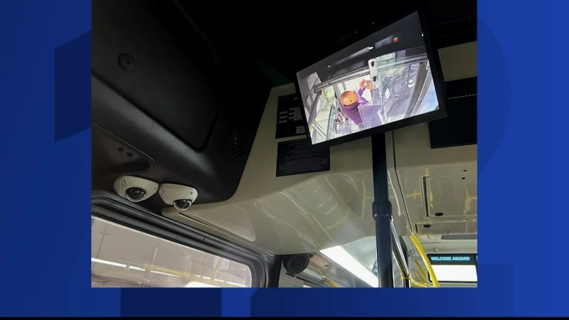 Story image: MTA to install new security monitors on buses with routes that have high crime rates