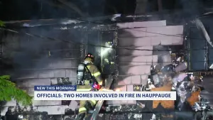 Officials: 2 homes involved in Hauppauge fire