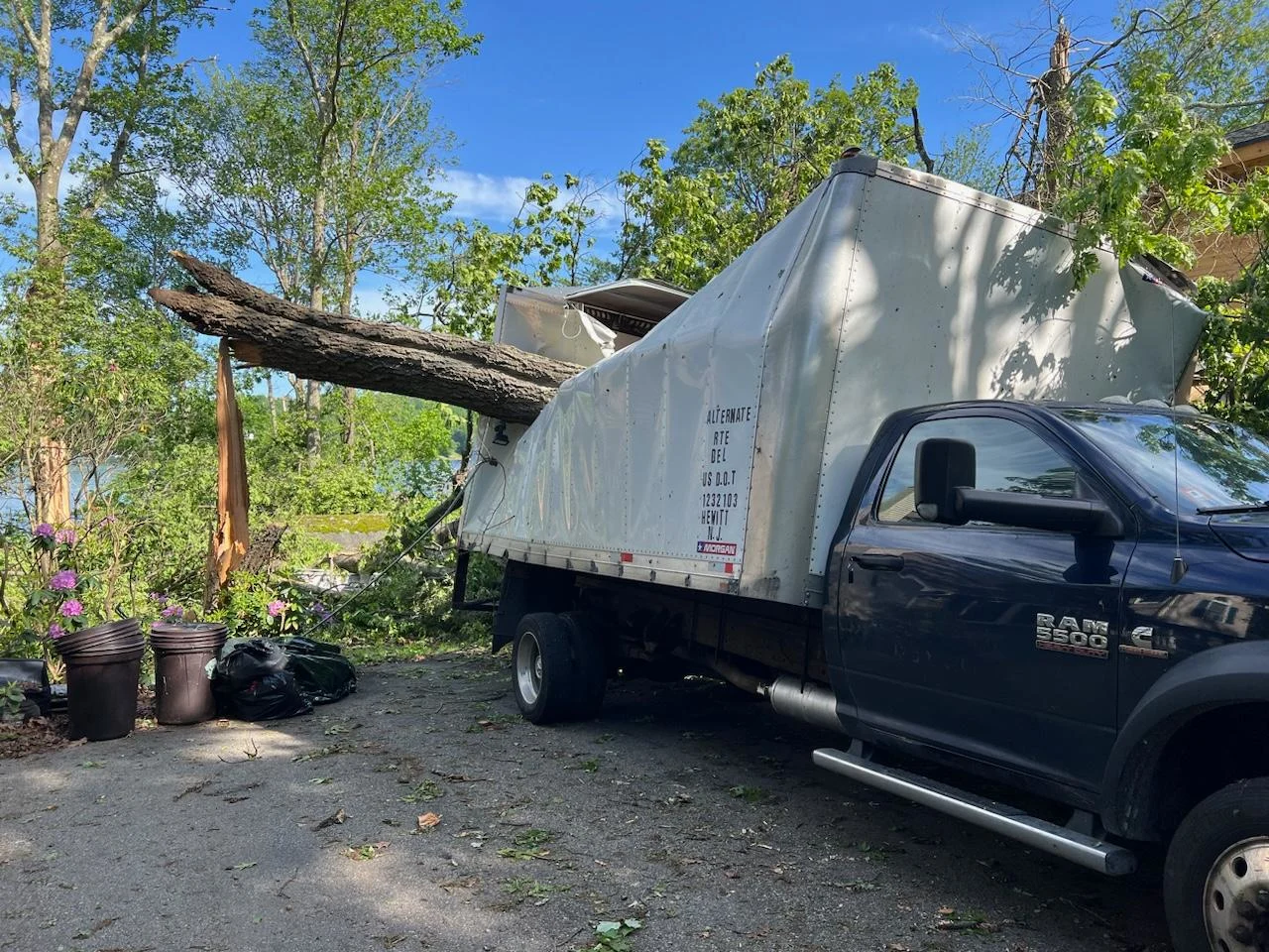 Cleanup underway following powerful storms that ripped through New Jersey