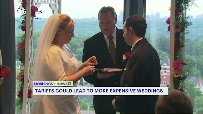 Story image: New Jersey tops list as most expensive state for weddings with $55K average cost