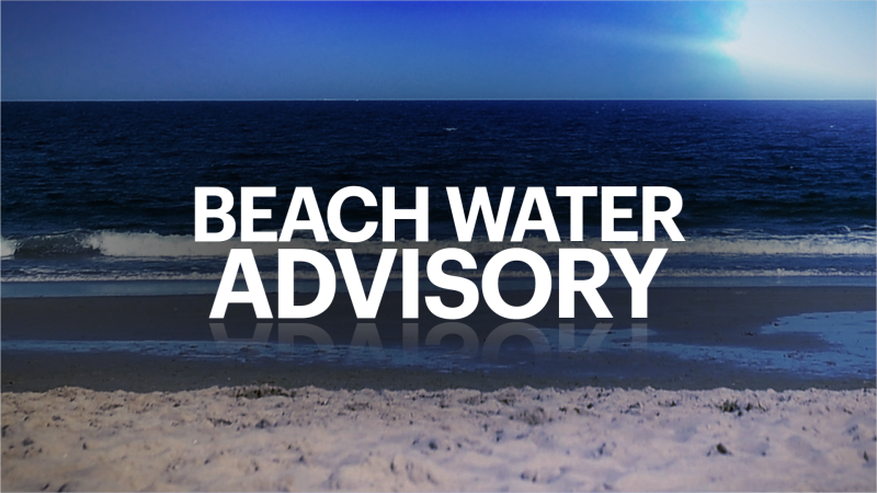 Story image: 5 New Jersey beaches under water quality advisory due to traces of fecal bacteria