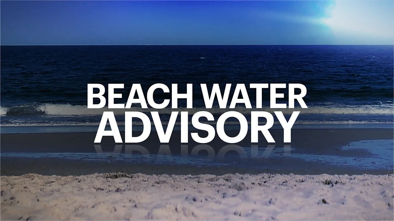 beach water advisory