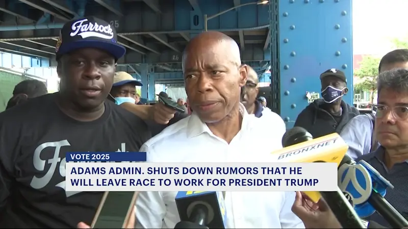 Story image: Adams spokesman denies mayor was offered Trump administration post