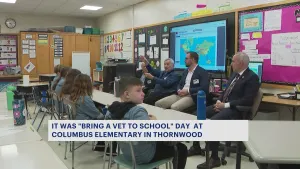 Take a Vet to School Day enlightens students in Thornwood